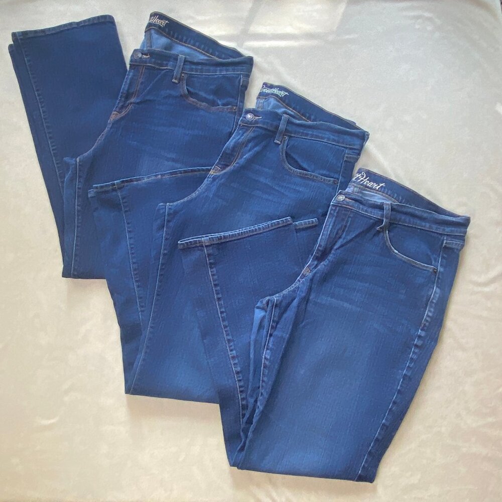 Old Navy 3 Pairs Women's Sweetheart Jeans EUC